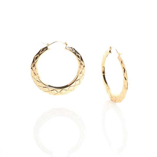 chic gold earrings
