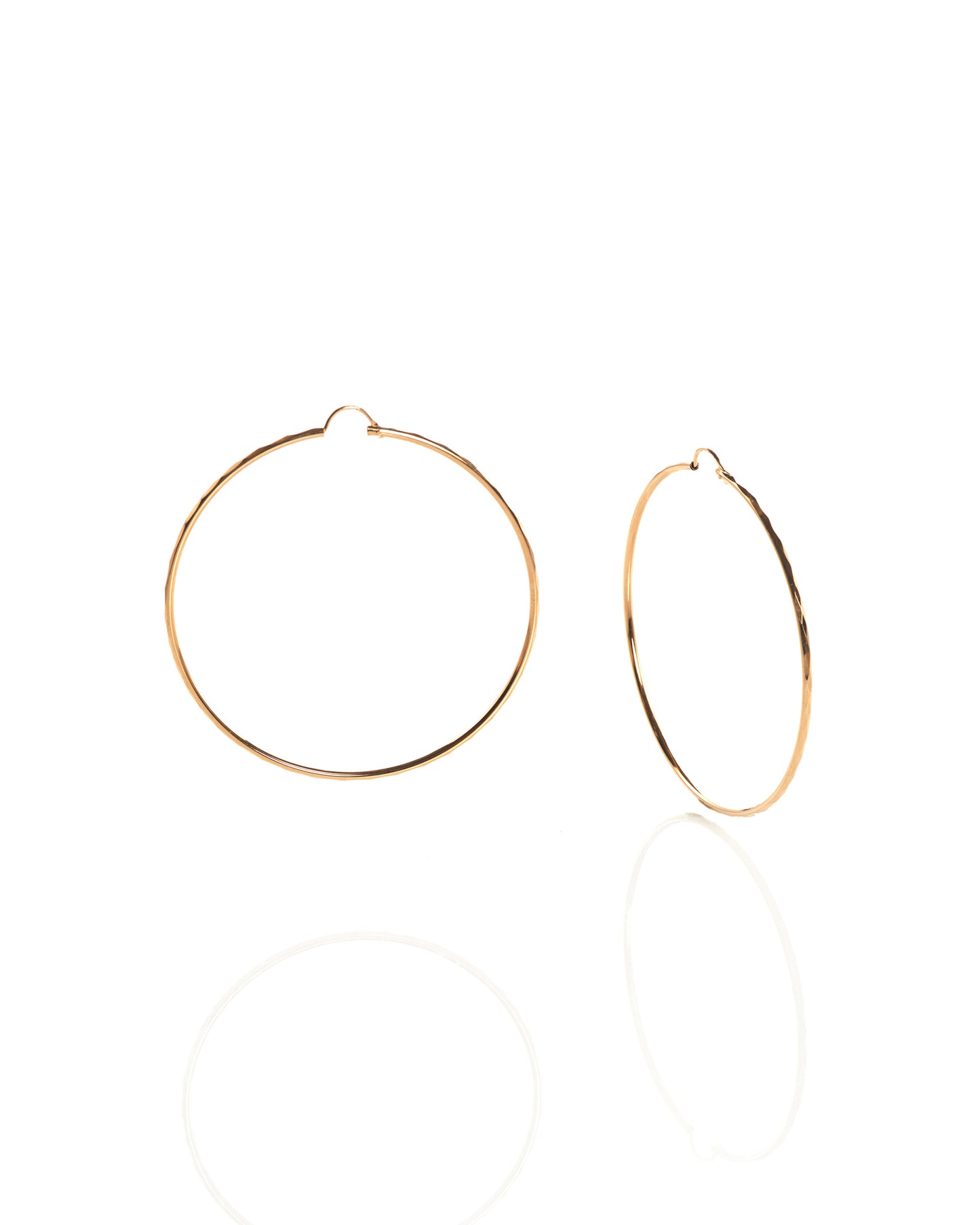 gold hoop earrings