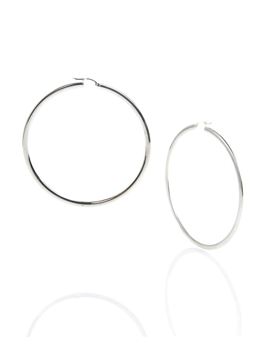 silver diamond cut earrings